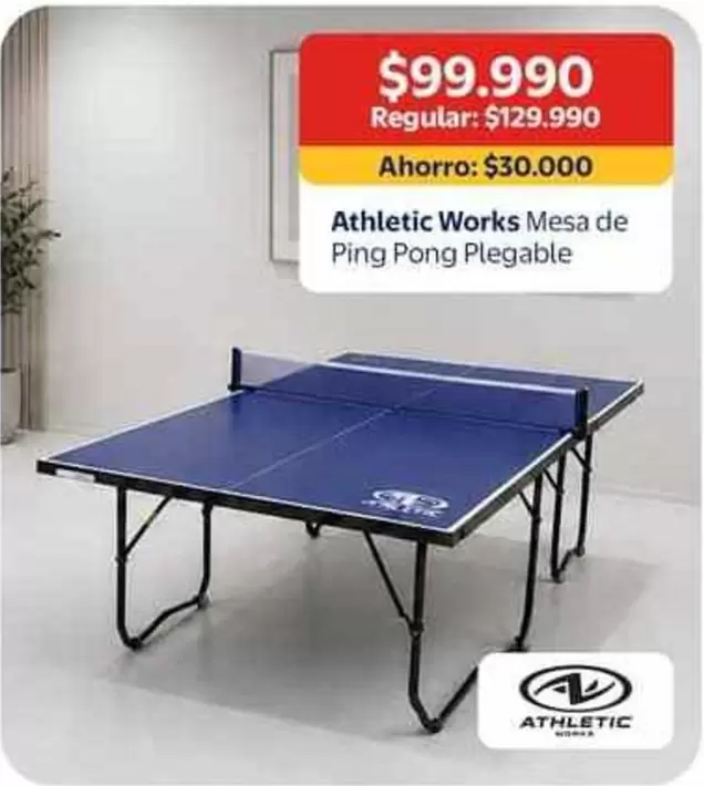 Athletic Works Mesa De Ping Pong Plegable