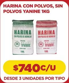Harina Con Polvos, Sin Polvos