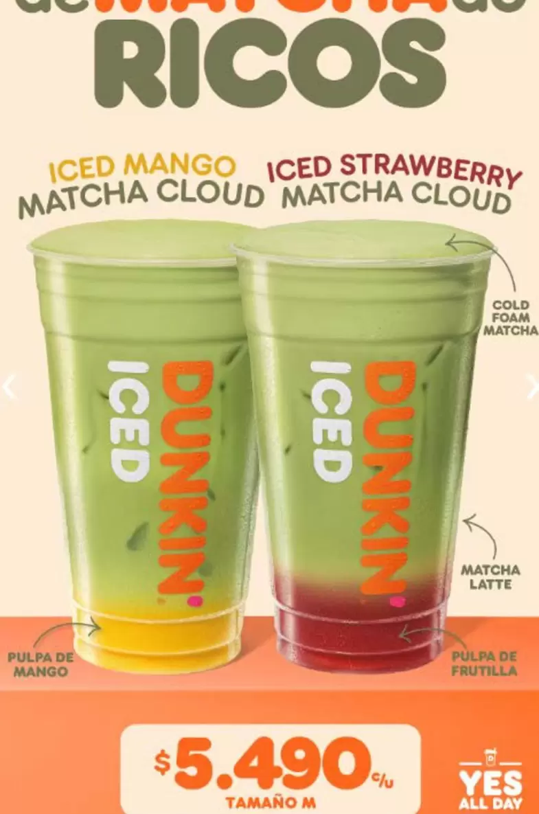 Yes - Iced Strawberry Matcha Cloud