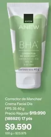 Avon Care - Corrector De Manchas Crema Facial