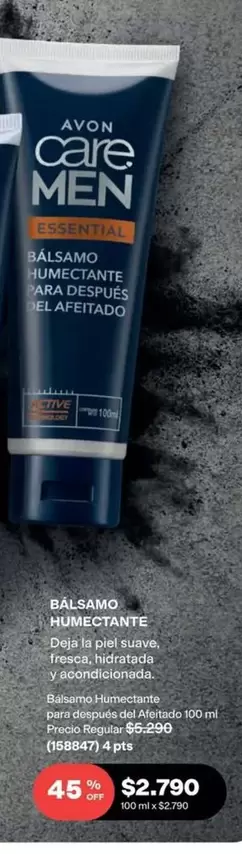 Care+ - Balsamo Humectante Avon Aceite De Oliva Virgen Extra 400ml