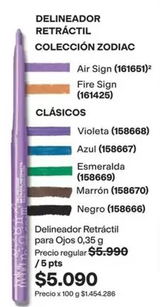Esmeralda - Delineador Retractil Coleccion Zodiac