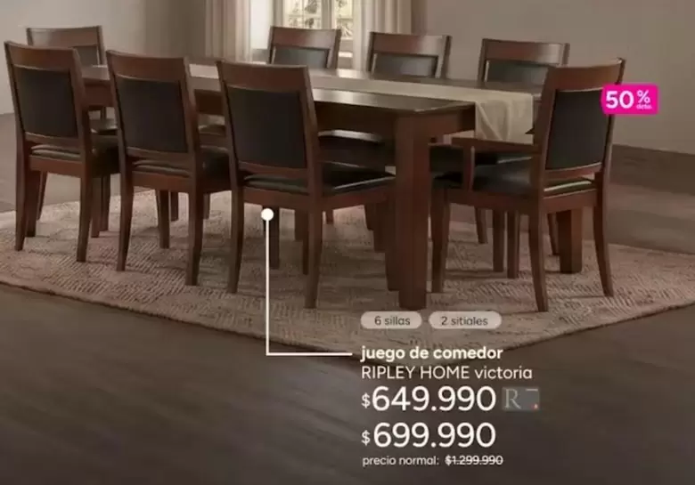 Victoria - Juego De Comedor Ripley Home