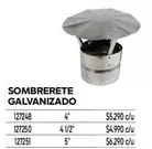 Sombrerete Galvanizado