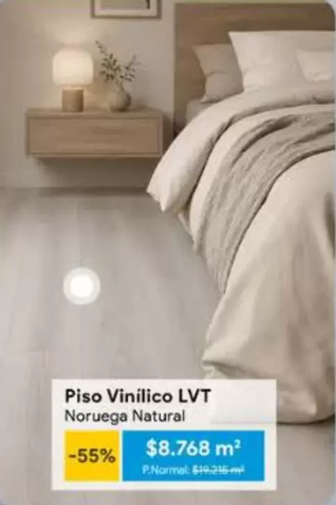 Natur - Piso Vinilico Lvt