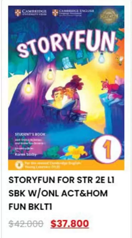 Storyfun For Srz 2e L 1 Ssk W/ONL Act&Hom Fun Bklti