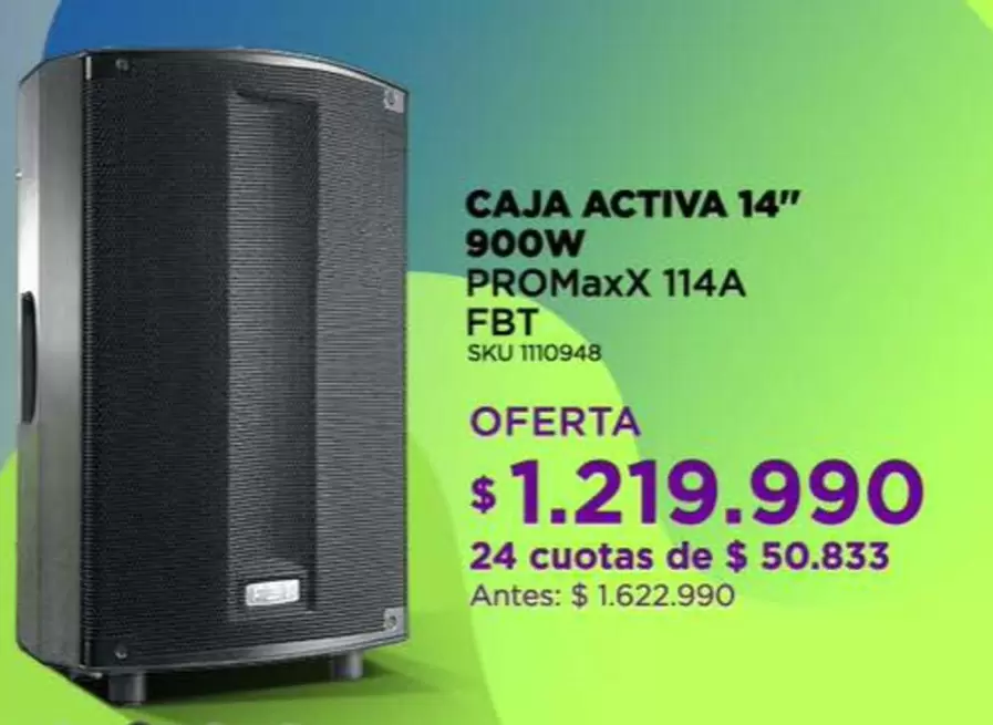Caja Activa 14'' Promaxx 114A FBT