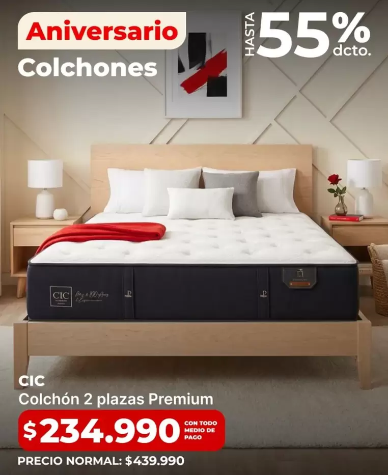 Cic - Colchón 2 Plazas Premium