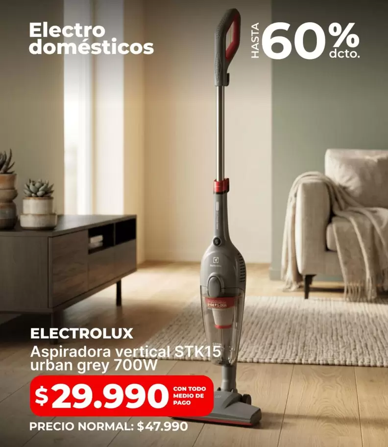 Electrolux - Aspiradora Vertical Urban Grey