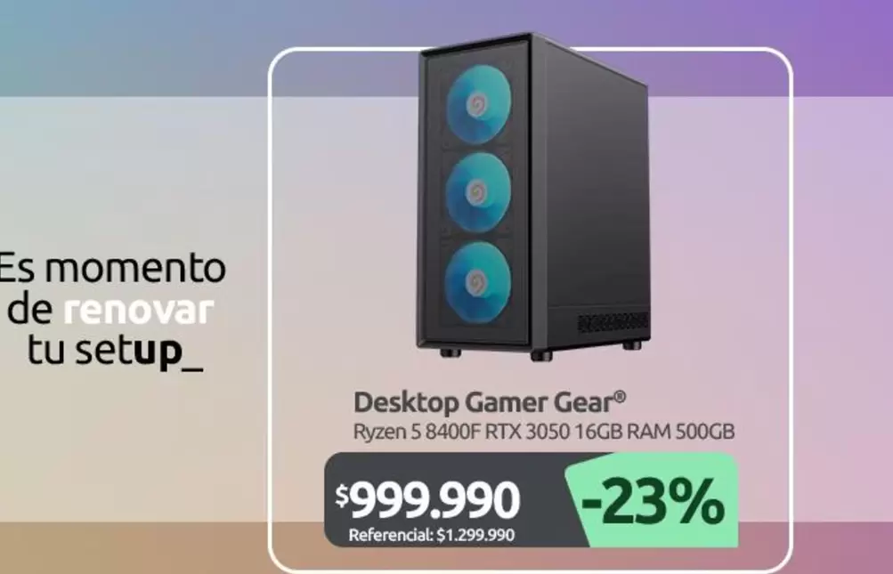 Desktop Gamer Gear