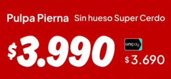 Pulpa Pierna Sin Hueso Super Cerdo