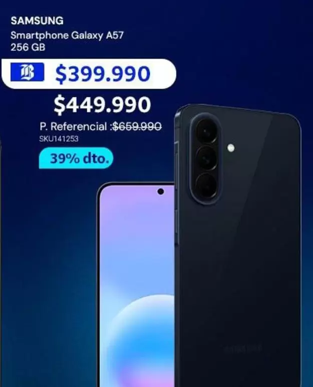 Samsung - Smartphone Galaxy A57 256 Gb