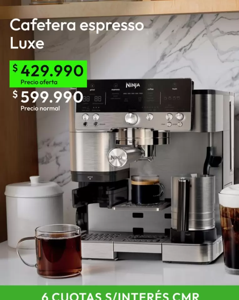 Cafetera Espresso Luxe