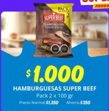 Hamburguesas Super Beef