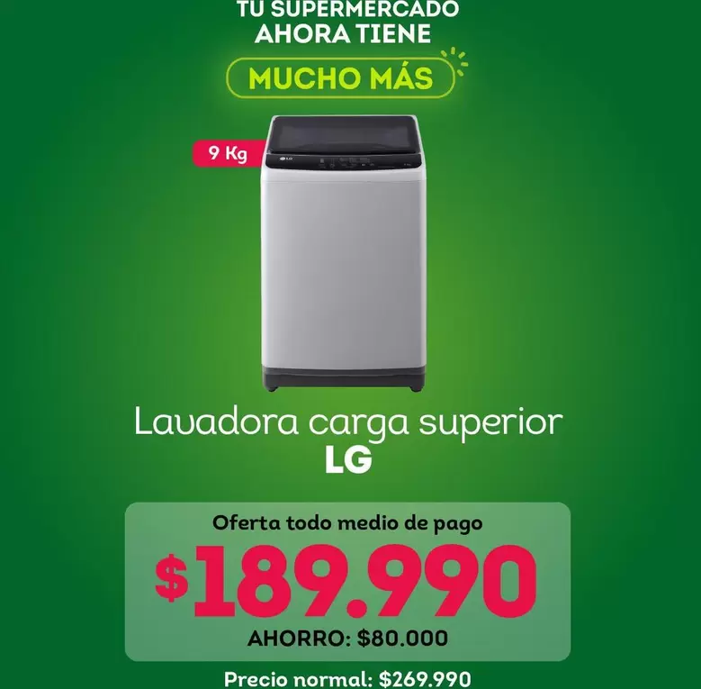 LG - Lavadora Carga Superior