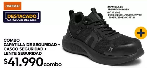 Zapatilla De Seguridad + Casco Seguridad + Lente Seguridad