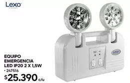 Equipo Emergencia Led Ip20 2x1,5w