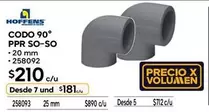 Hoffens - Codo 90° PPR So-SO