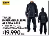 Traje Impermeable Pu Alaska Azul