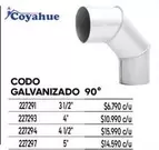 codo - Codo Galvanizado 90°