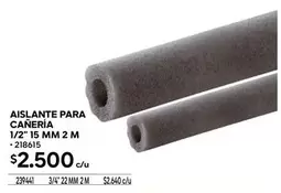 Aislante Para Canería 1/2" 15 Mm 2 M
