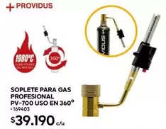 Providus - Soplete Para Gas Profesional Pv-700 Uso En 360°