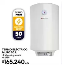 Termo Eléctrico Muro 50 L