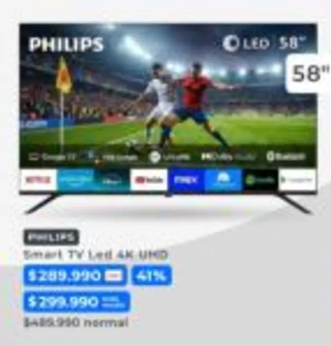 Philips - Smart Tv Led 4k Uhd