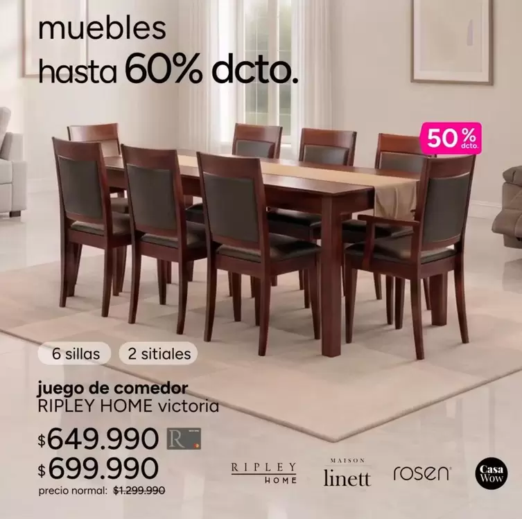 Victoria - Juego De Comedor Vicotería