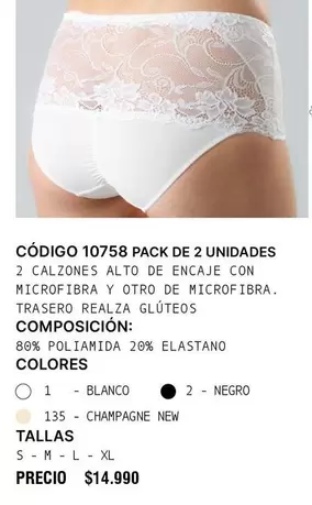 Código 10758 Pack De 2 Unidades