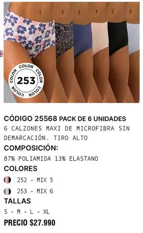 Codigo 25568 Pack De 6 Unidades