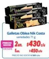 Nik - Galletas Oblea Costa