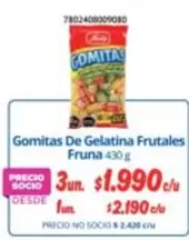 Gomitas De Gelatina Frutales