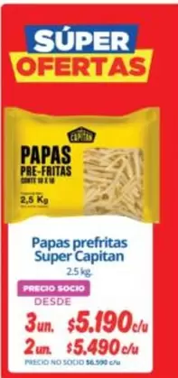 Papas Prefritas Super Capitan