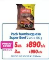 Pack Hamburguesa Super Beef