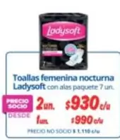 Ladysoft - Toallas Femenina Nocturna