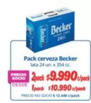Becker - Pack Cerveza
