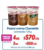 Chandelle - Postre Crema