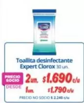 Clorox - Toallita Desinfectante Expert