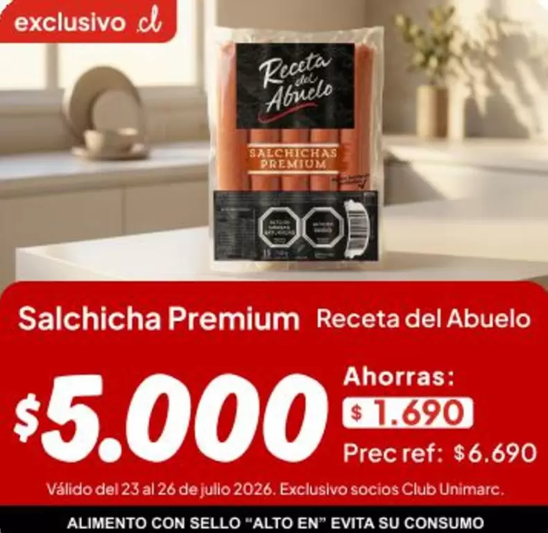 Abuelo - Salchicha Premium Receta Del