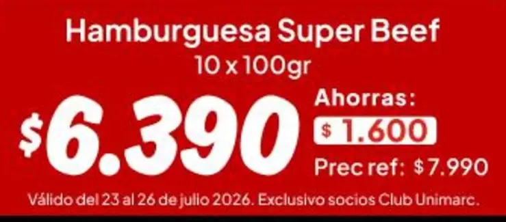 Club - Hamburguesa Super Beef