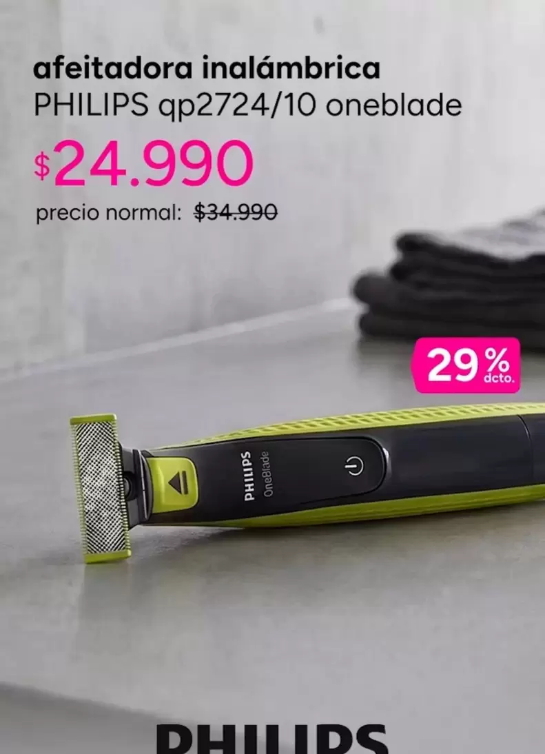 Philips - Afeitadora Inalambrica