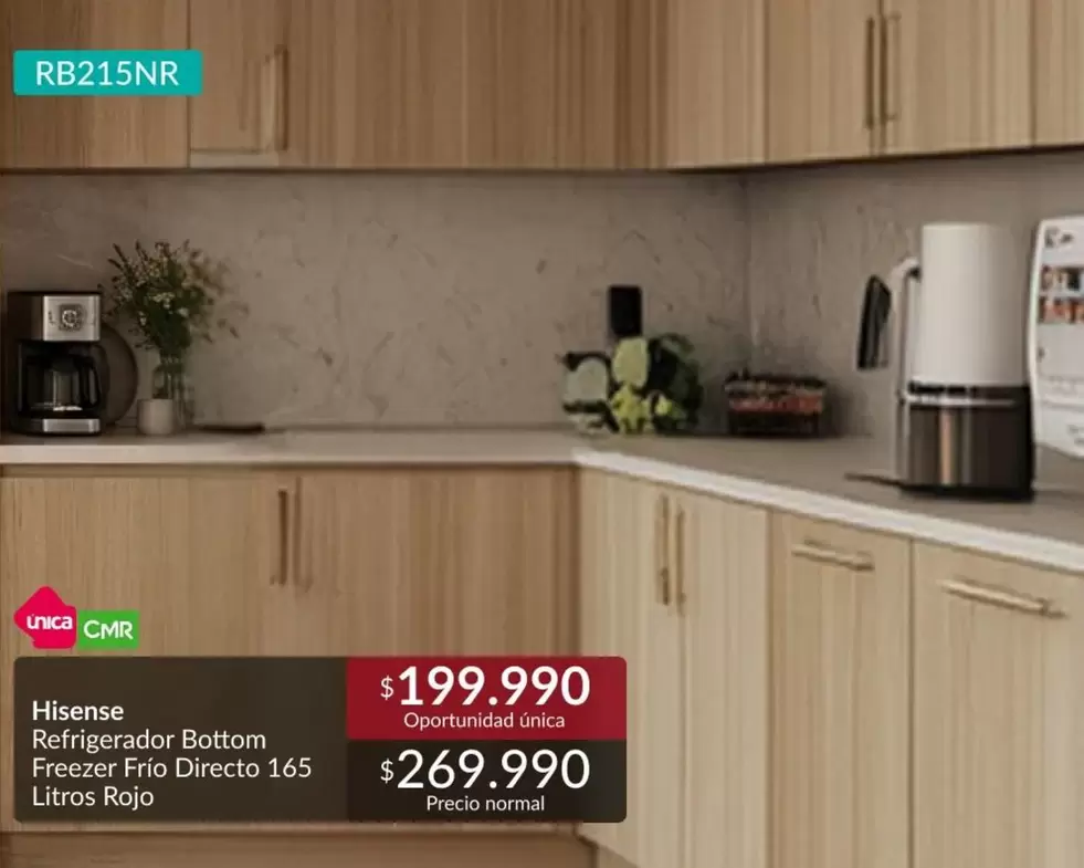 Hisense - Refrigerador Bottom Freeza Frio Directo 165 Litros