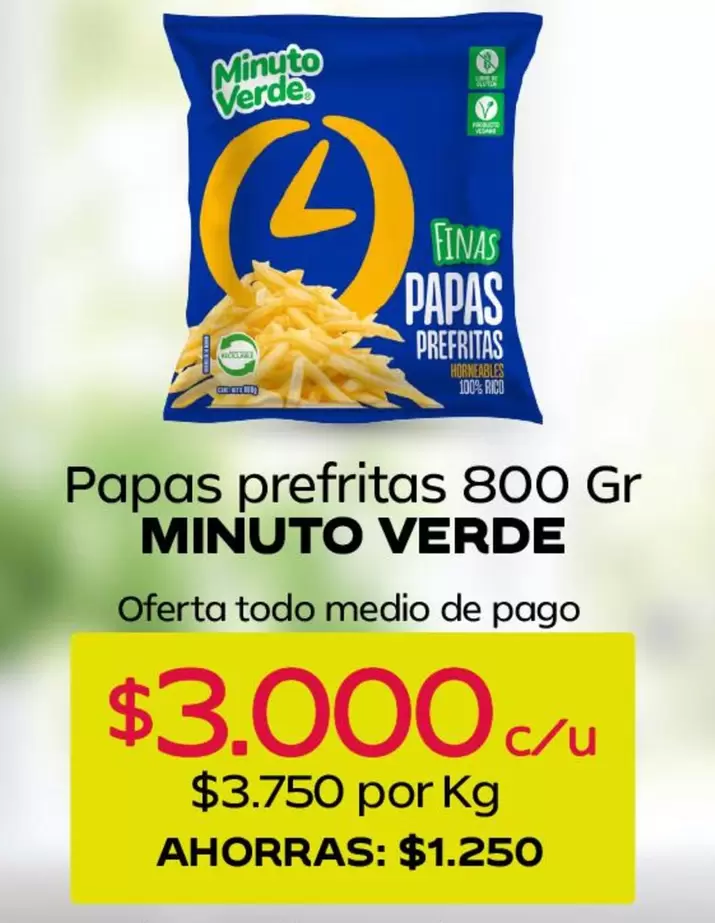 Minuto Verde - Papas Prefritas