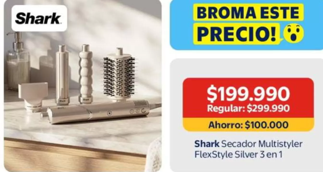 Secador Multistyler FlexStyle Silver 3 En 1
