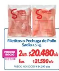Sadia - Filetitos O Pechuga De Pollo