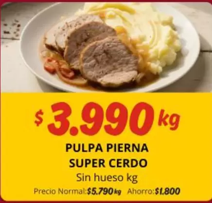 Pulpa Pierna Super Cerdo