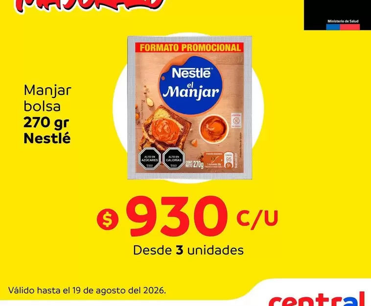 Nestlé - Manjar Bolsa