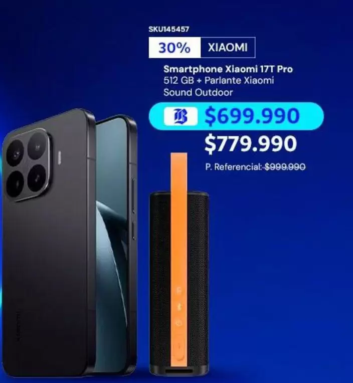 Xiaomi - Smartphone 17T Pro 512 Gb+ Parante
