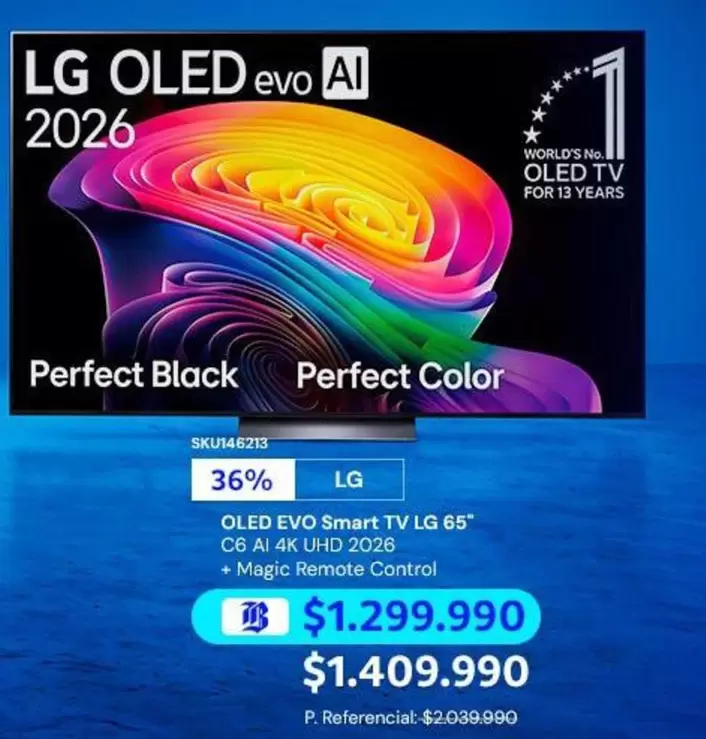 LG - Oled Evo Smart Tv 65"